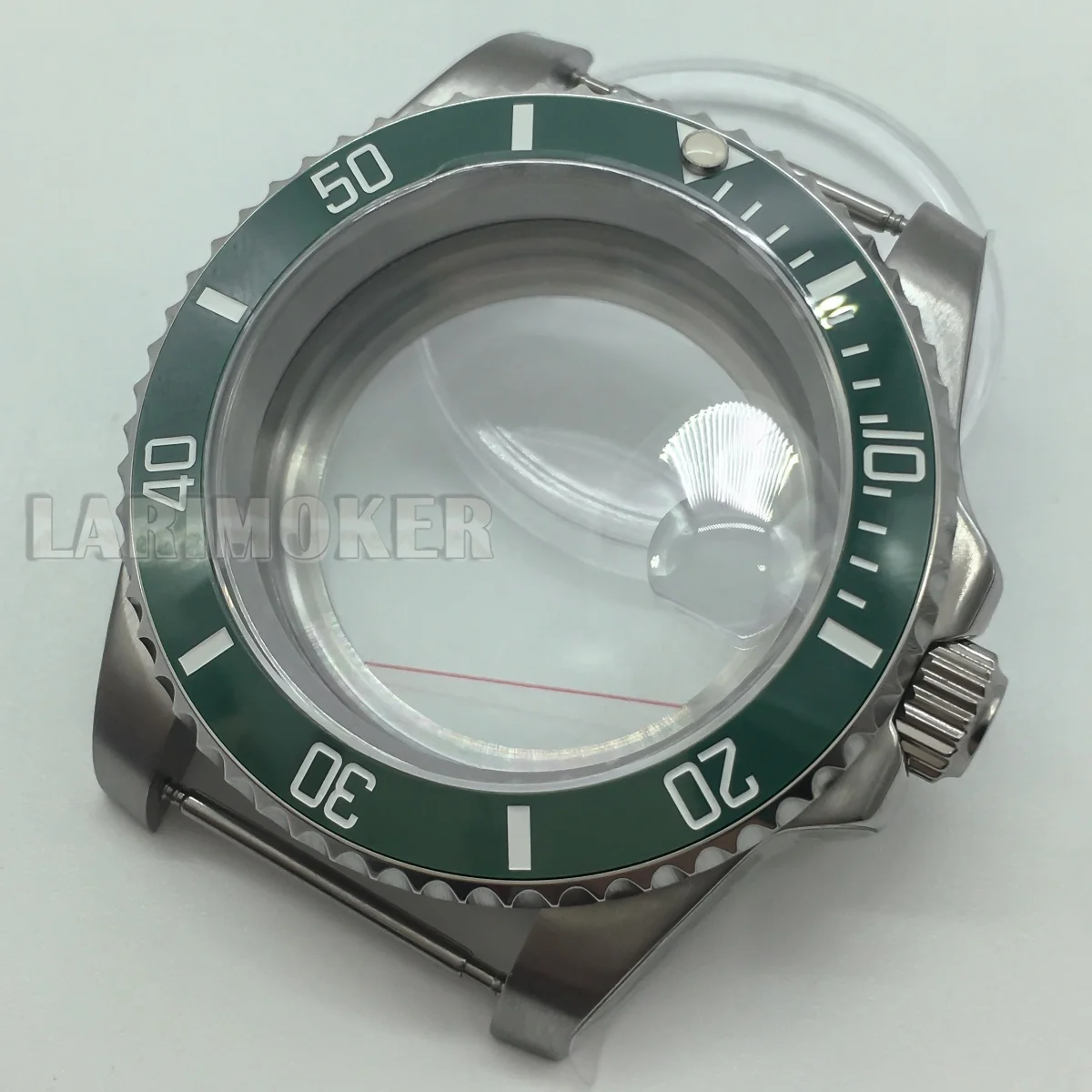 NH35 40mm 双方向回転ケース サファイアクリスタル NH34 NH35 ETA2824 PT5000 ミヨタムーブメント 防水ステンレススチールケース