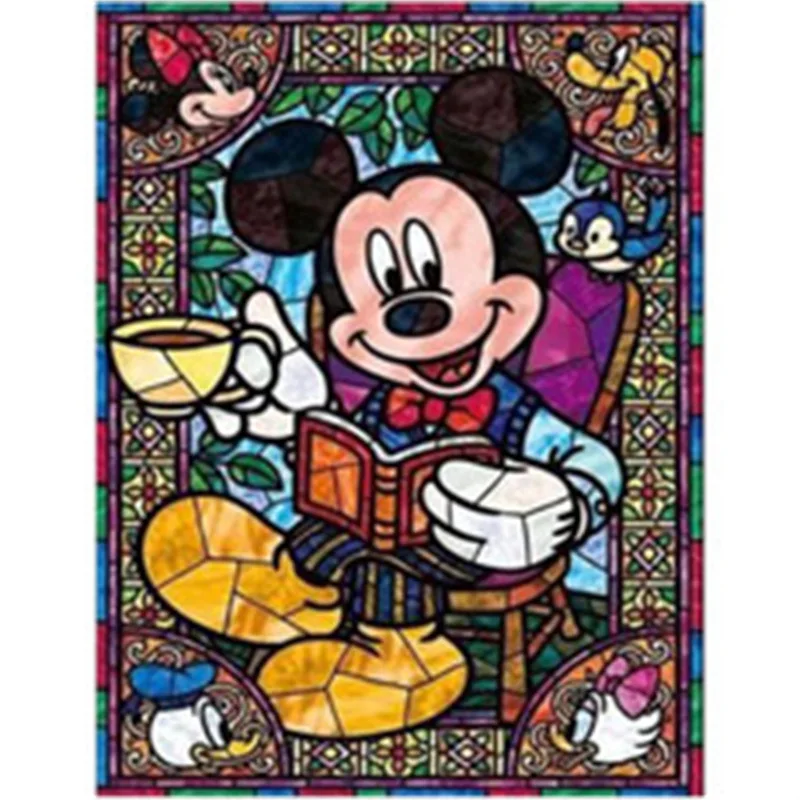 

5D Sticking Drills Embroider Cartoon Mickey Mouse DIY Room Decoration Draw Diamond Painting Handiwork Enthusiast Gifts