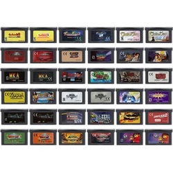 Cartucho de juegos GBA de 32 bits, tarjeta de consola de videojuegos Dragon Quest f-zero Kingdom Hearts Klonoa Boktai Metal Slug para regalo de fanáticos