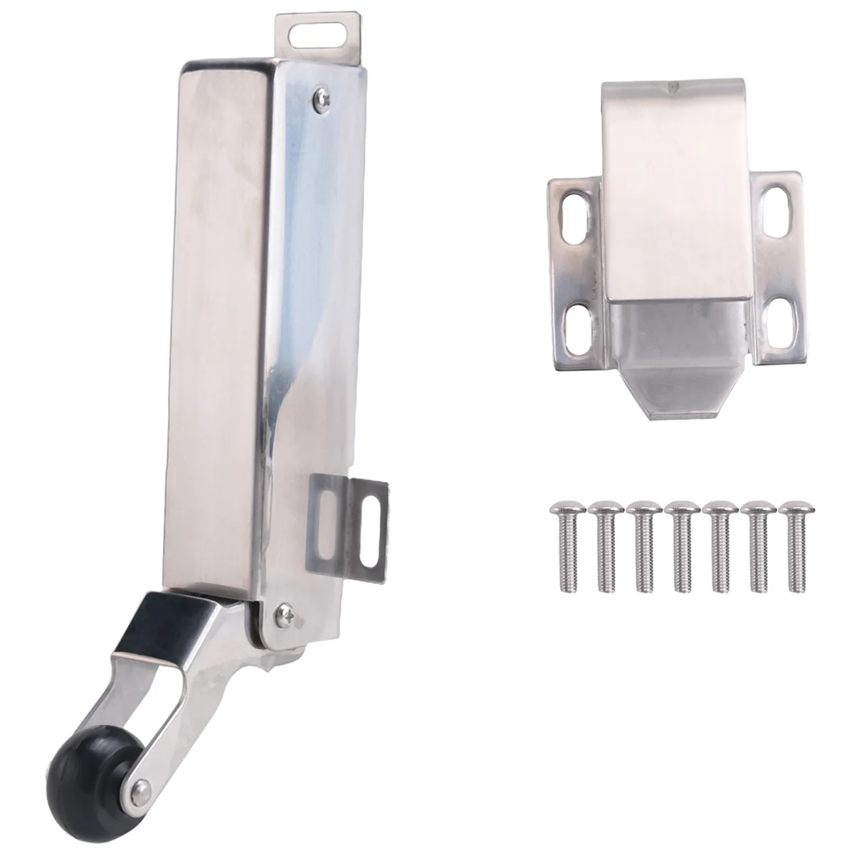 Hydraulic Cooler Door Closer with Adjustable Wide Hook Replacement, Flush to Walk In Doors 3/4 Inch Offset