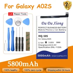 High Quality Replacement Battery for Samsung Galaxy, HQ-50S, 5800mAh, A02S, M02S, M025, F02S, Phone Give Away Tools