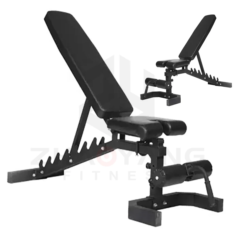 High Quality Home Training Gym Muscle Exercise Fitness Stable Cross Fit 6 level Adjustable Sit Up Bench Press