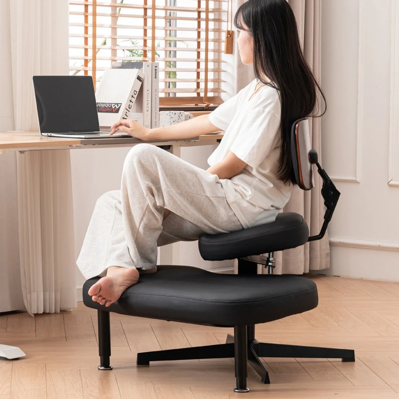 Cross-legged chair adjustable kneeling chair with backrest upright chair lifting meditation yoga chair seat loungechairsturdy
