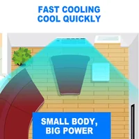 Air Conditioner Cooling Machine ar condicionado Split Air Conditioning  Refrigeration aire acondicionado 2