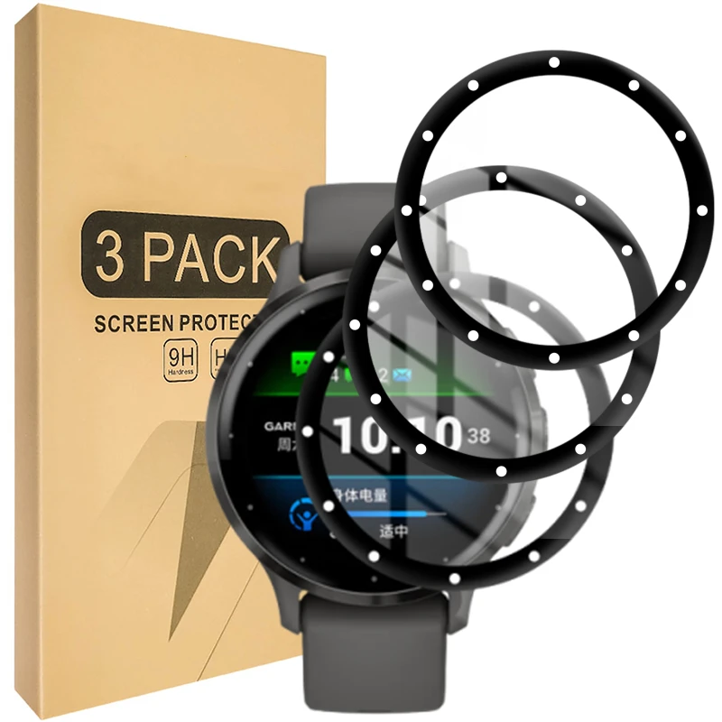 

Для Garmin Venu 3 3S 2 Plus 20D с изогнутыми краями, полное покрытие, мягкая защитная пленка, защитная пленка для экрана для Venu2 Plus Venu3S, не стекло