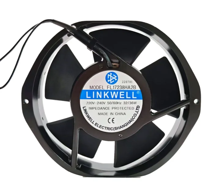 

LINKWELL FL17238HA2B AC 220-240V 36W 172x150x38mm 2-Wire Server Cooling Fan