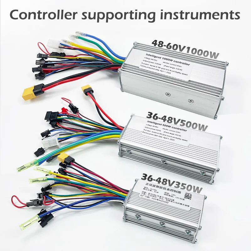 

Контроллер электрического велосипеда 36V48V350W500W1000W Контроллер велосипедного прибора с питанием Контроллер электронного велосипеда