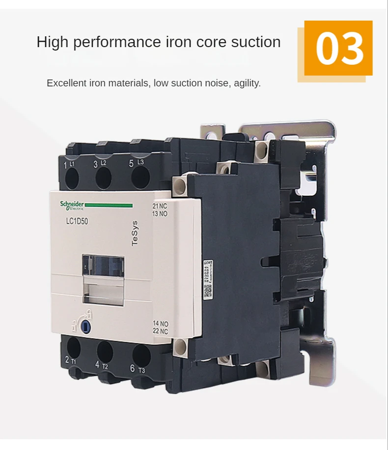 Schneider Schütz 3P Dreipoliger AC-Schütz LC1D50A B7C F7C Q7C M7C 24V 110V 220V 380V – Detail 9