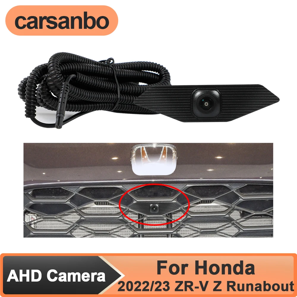 

Carsanbo AHD 1080P OEM Vehicle Front View Camera for Honda 2022/2023 ZR-V Z Runabout Night Vision Waterproof 150° Fisheye Lens