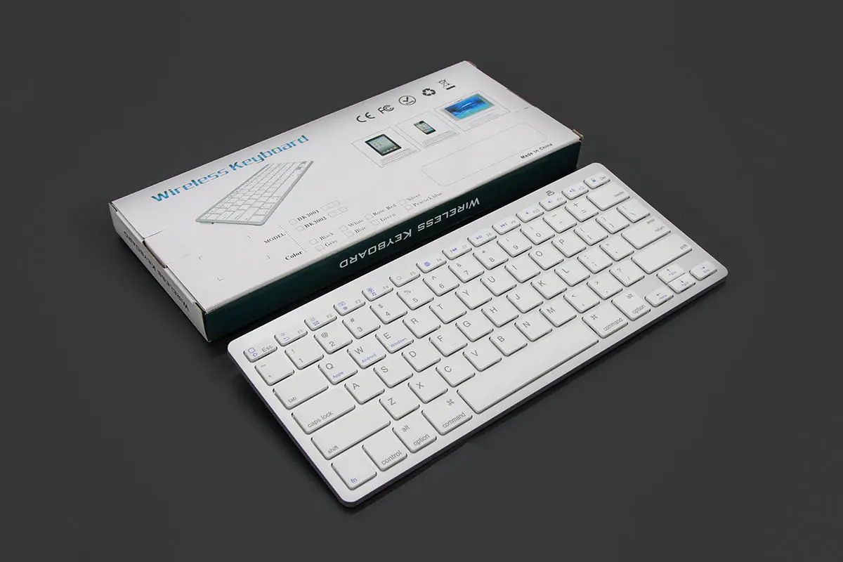 لوحة مفاتيح BT صغيرة مكونة من 78 مفتاحًا، لوحة مفاتيح لاسلكية صغيرة رفيعة للغاية، لوحة مفاتيح BT صغيرة مخصصة للمكتب والمنزل