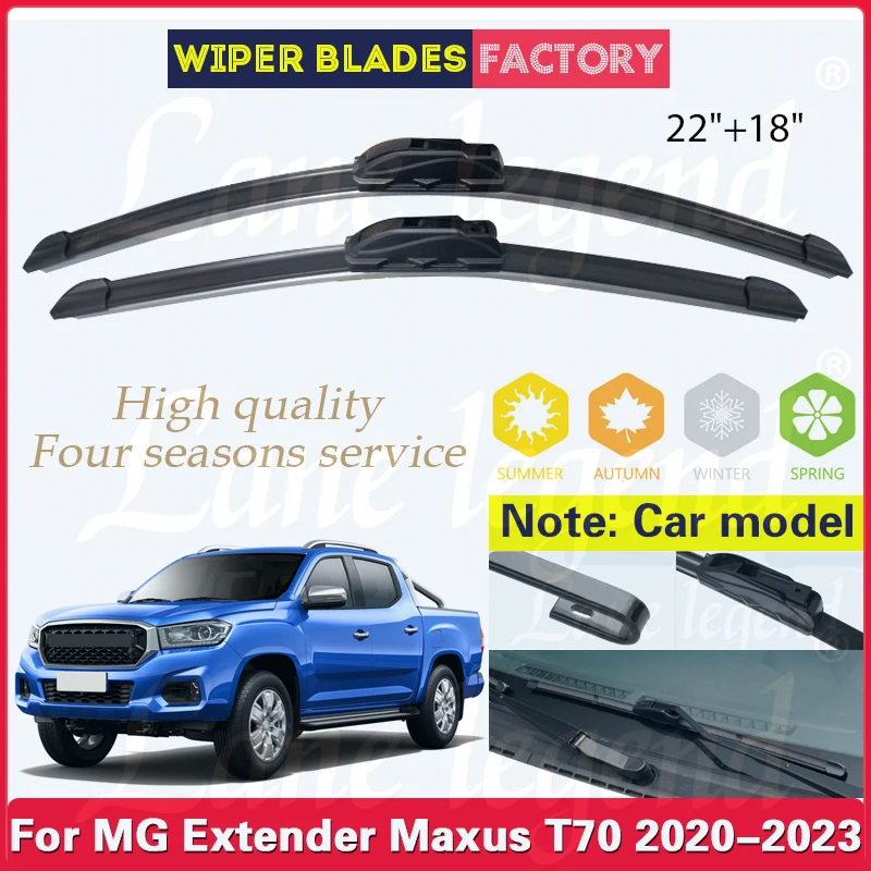 

For MG Extender Maxus T70 2020 2021 2022 2023 Wiper Front Wiper Blades Windshield Windscreen Clean Window Car Accessories 22"18"