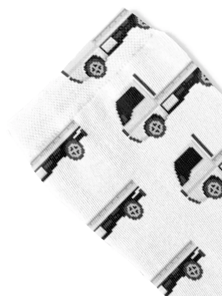 80's Kei Truck White Socks Crossfit shoes Socks For Women Men's