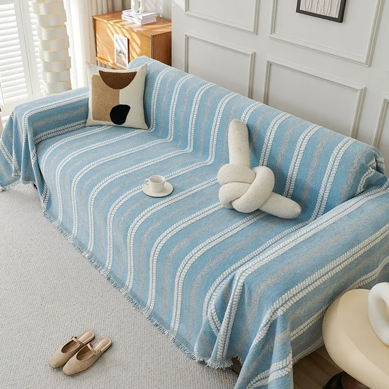 Cover Autumn and Home Winter Products Textile 1PC Sofa Towel Geometric Wind Nordic Chenille Sofa Cover Pad