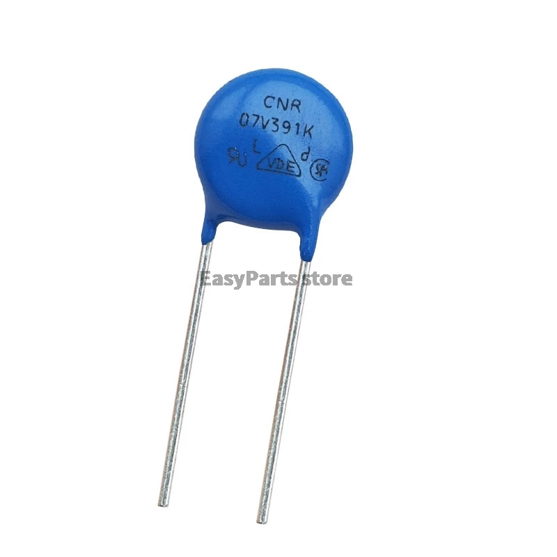 Through-hole varistors 05D, 07D, 10D, 14D, 20D, 25D, 32D varistors 391K, 471, 560V