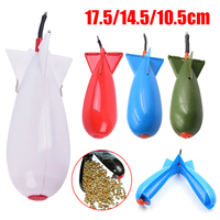 Nesting Device Carp Fishing Large Rocket Spod 3 Size Bomb Pit Beater Spomb Fishing Tackle Feeder Float Fishing Bait Thrower Tool