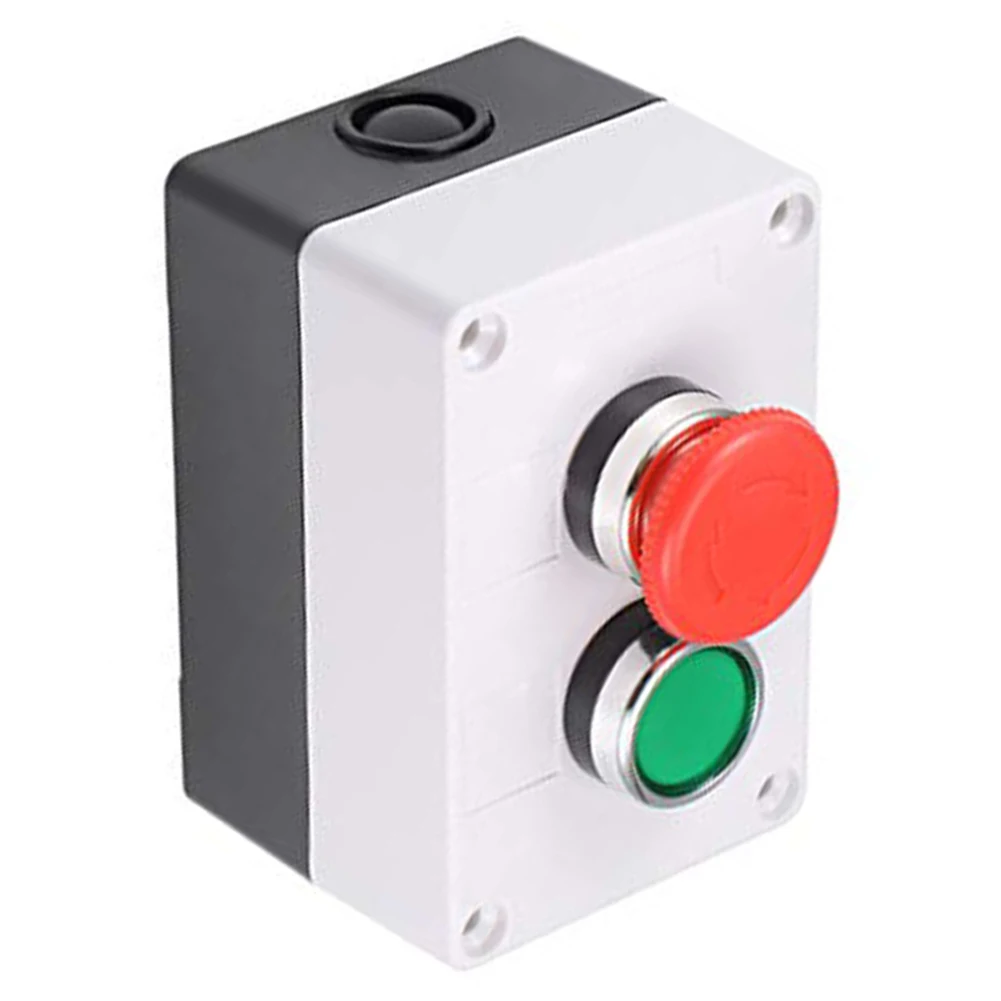 Compact Electrical Control Box Circuit Breaker E-Stop Switch 110 X 72 X 90mm Control Box Normally Closed Contact