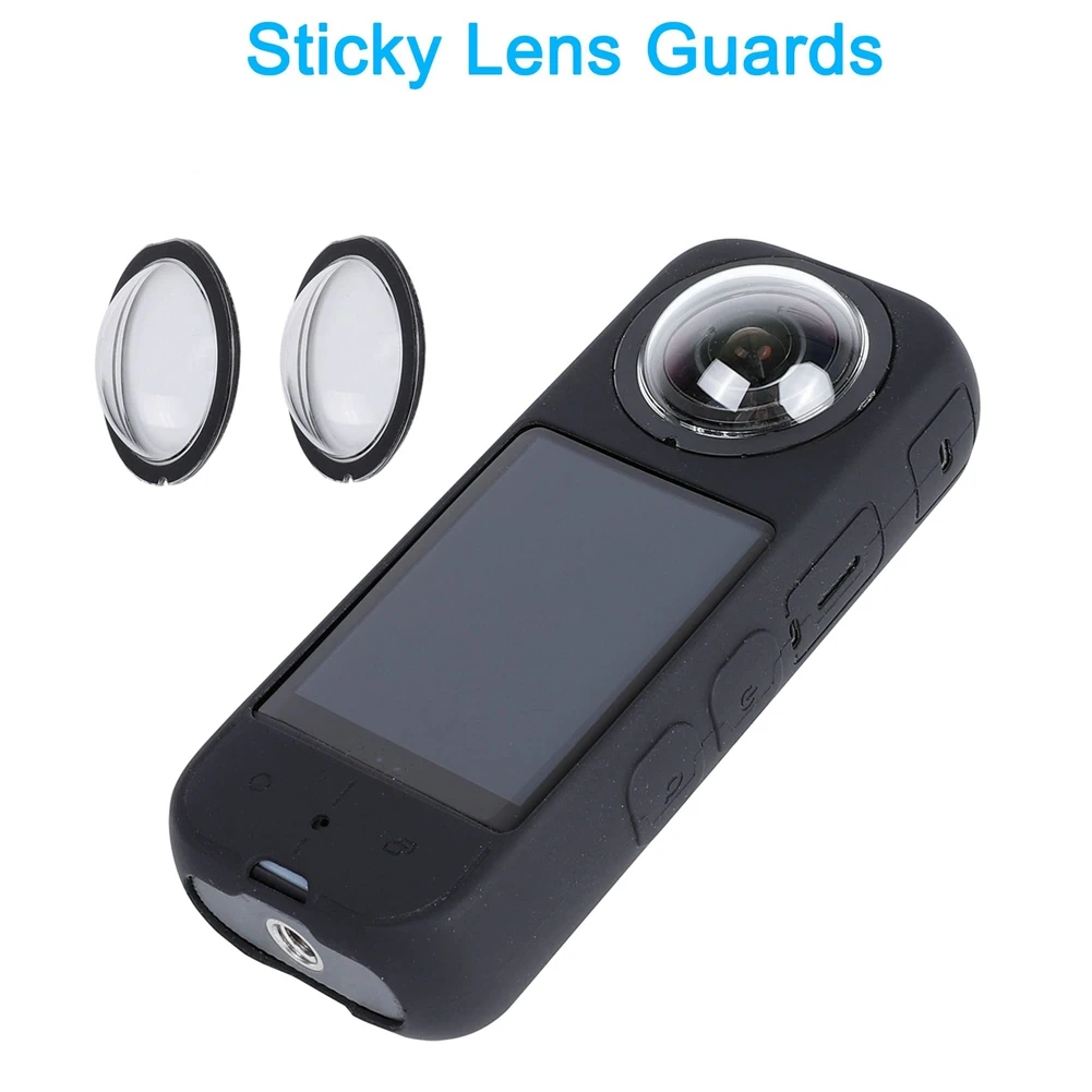 For Insta360 X3 Camera Protective Accessories Kit, Lens Guard/Silicone Protective Cover/Screen Protectors/Camera Case