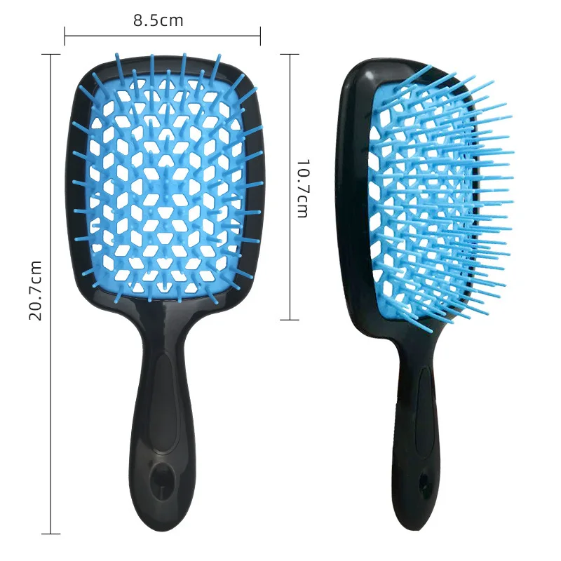 Wide Teeth Air Cushion Combs Women Scalp Massage Comb DIY Hair Brushes Hollowing Out Salon Hairdressing Tools Barber Accessories