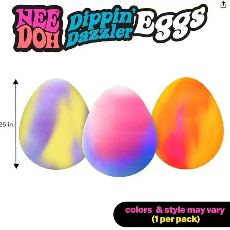 Easter Egg Stress Relief Toy Color Changing Squeeze Sensory Egg_voghion.com