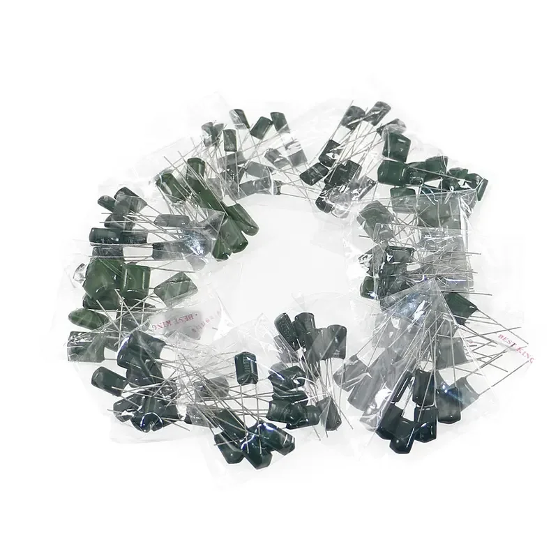 

140pcs 630V Polyester Capacitor Assorted Kit 2J102 2J152 2J222 2J272 2J332 2J472 2J562 2J682 2J822 2J103 2J223 2J333 2J473 2J683