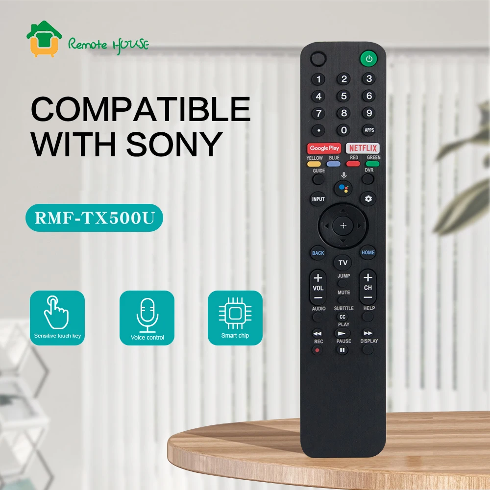 RMF-TX500U Voice TV Remote Control For Sony Voice Smart TV Remoto XBR65X950GA XBR-85X90CH RMF-TX500P