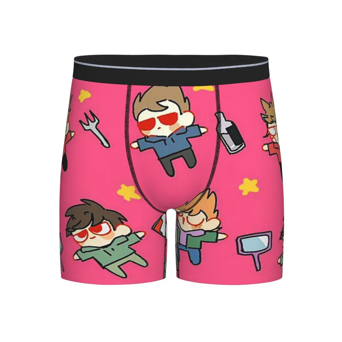 

Long Boxer Underpants Shorts Eddsworld 1 Panties Men's Soft Underwear for Homme Man Boyfriend Gift