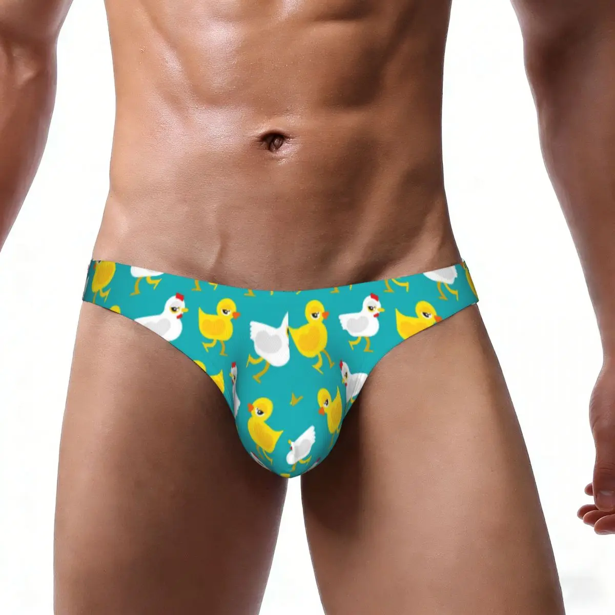 Men's Briefs Sexy Underpants Chicken And Duck Pattern Bikini Underwear Men Panties