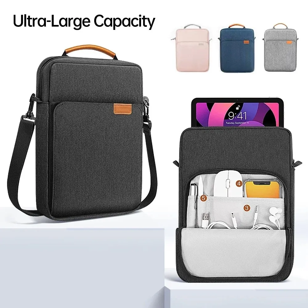 

Tablet Bag For Samsung Tab S10 Ultra 14.6 2024 S10+ Plus 12.4 S9 FE 10.9 S7 S8 Plus A9+ A8 a7 S6 Lite Shoulder Case Pouch Cover