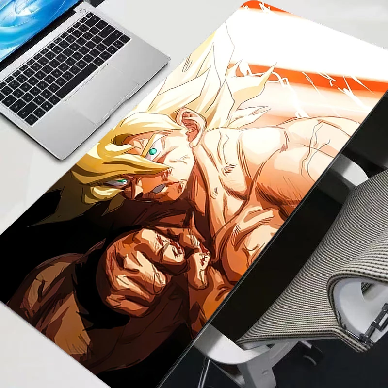 Mauspad Gaming Tastatur Teppich Laptop Japan Cool Anime DBZ Mauspad XXL Black Dragon Ball Schreibtischunterlage PC Gamer Teppich Mousepad