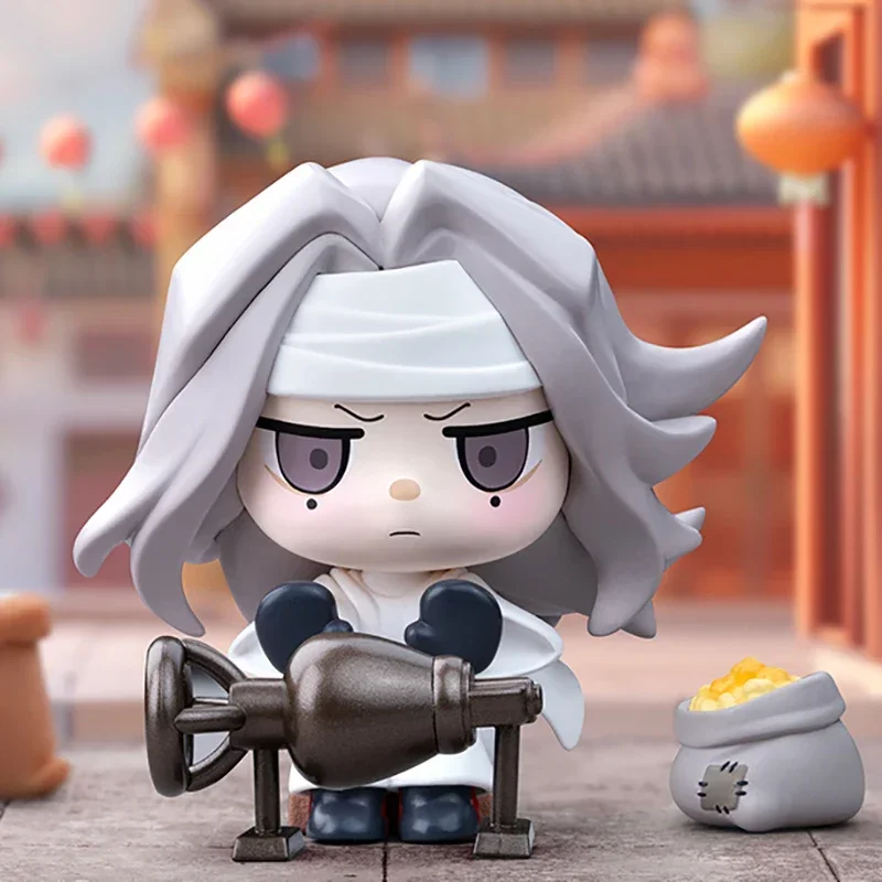 POP MART Under One Person Folk Serie personalizzata Scatola cieca Giocattoli Scatola misteriosa Guess Bag Doll Cute Anime Figure Collezione desktop