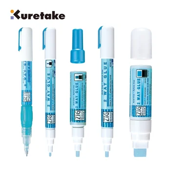 Zig Kuretake – système de mémoire, stylos à colle à 2 voies, adhésifs environnementaux, stylo de travail manuel, fournitures scolaires et de bureau