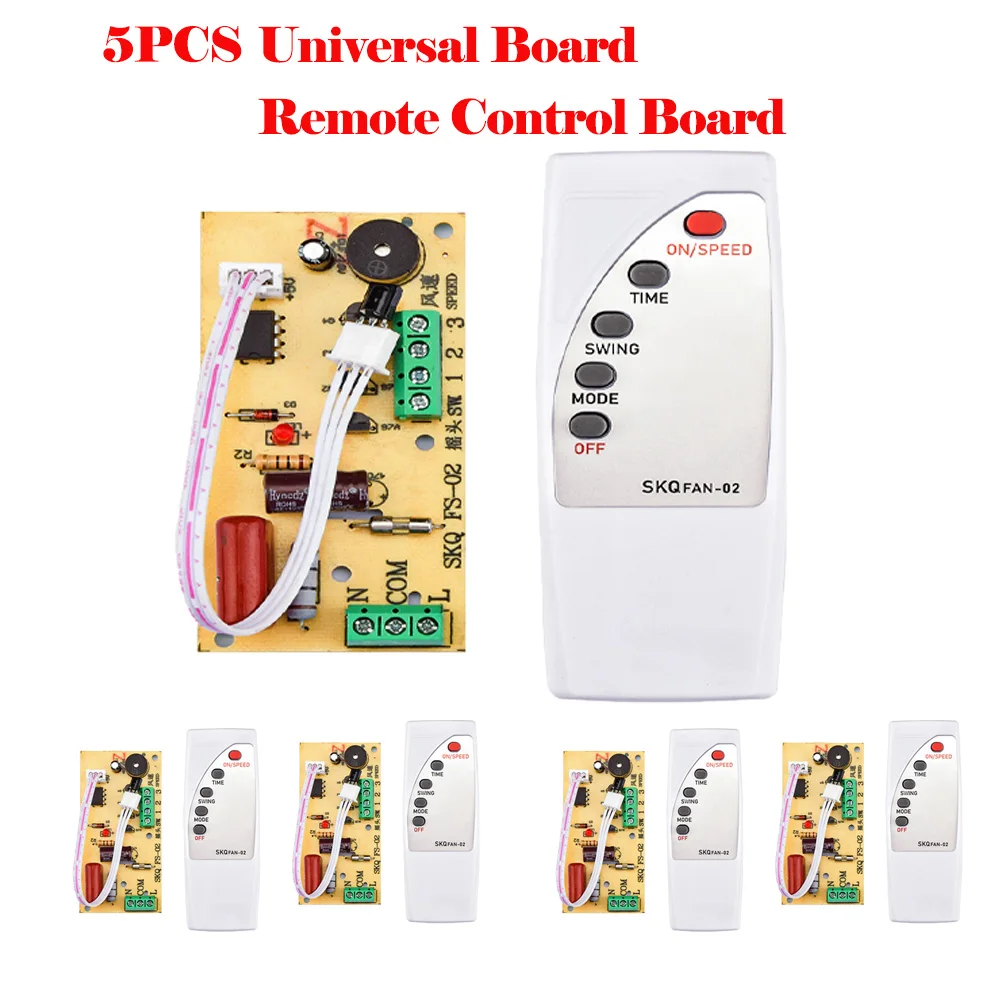 Air Conditioning Fan Electric Fan Circuit Universal Board Remote Control Board Cold Fan Motherboard Circuit Control Board 300W