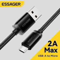 Essager Micro USB Cable Fast Charging Data Cable For Xiaomi Realme Huawei OPPO Samsung Mobile Phone Charger Cord  USB Micro Wire