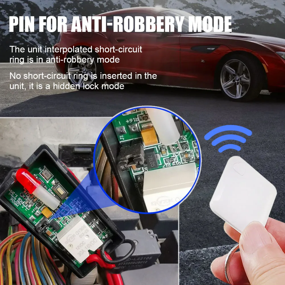 Car Concealed Lock on-board Electronic Fuel Cut-off Fuse M506 Universal Intelligent DIY Anti-theft Oil Circuit Engine Lock