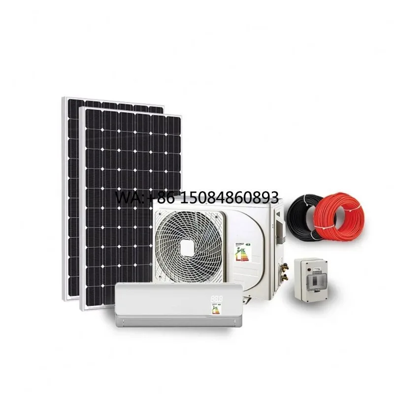 9000/12000/18000/24000btu Home Hybrid Solar Air Conditioner, Solar Powered