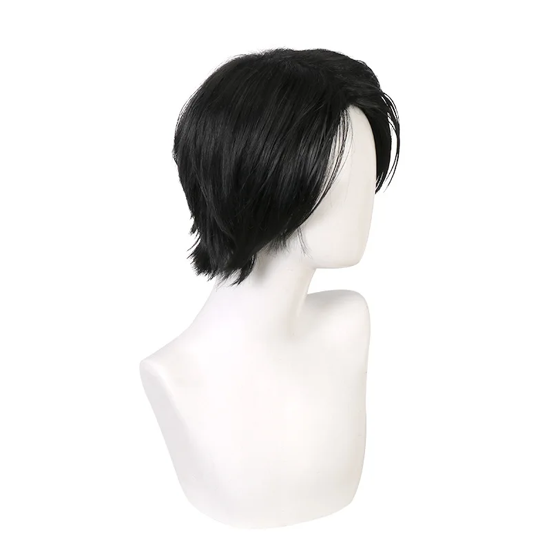 Jujutsu Kaisen's Yuta Okkotsu Black Side Part Short Hair Cosplay Wig