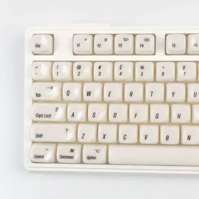 

135 клавиш, милые колпачки для клавиш MOA, глянцевый стиль Apple, минималистичный полупрозрачный колпачок для механической клавиатуры, изготовленный на заказ для Wooitng He60