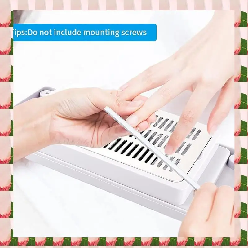 

A57I Built-In Table Desk Nail Dust Collector Strong Fan High Speed Nail Suction Vacuum Cleaner Manicure Machine White US Plug