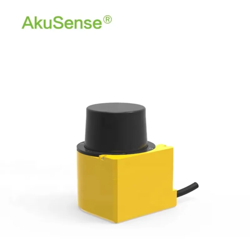 AKUSENSE AS-21C Series LiDAR Scanner TOF Technology for Warehouse Forklift Obstacle Avoidance CE Approved Displacement Sensors