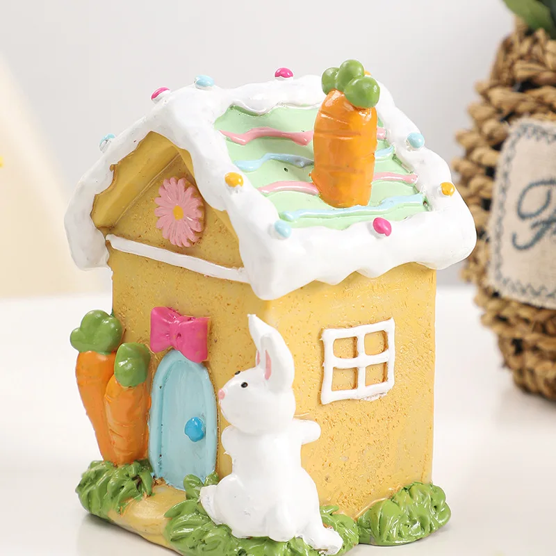 

Ins Nordic Style Easter Decoration Resin Gingerbread Rabbit House Decoration Party Home Decoration