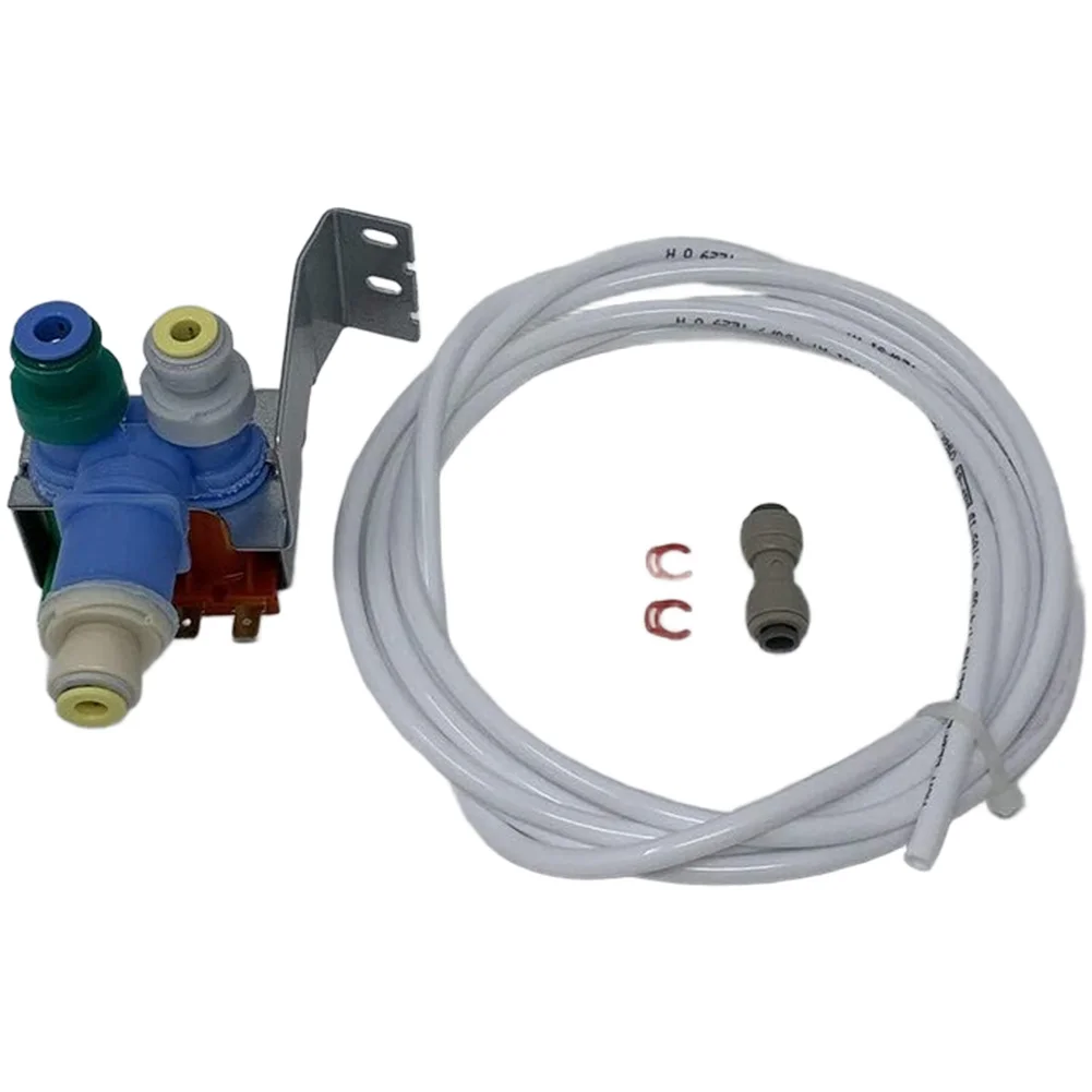 Refrigerator Water Inlet Valve Replacement Part with ABS and Metal Build Designed for Broad Model Compatibility