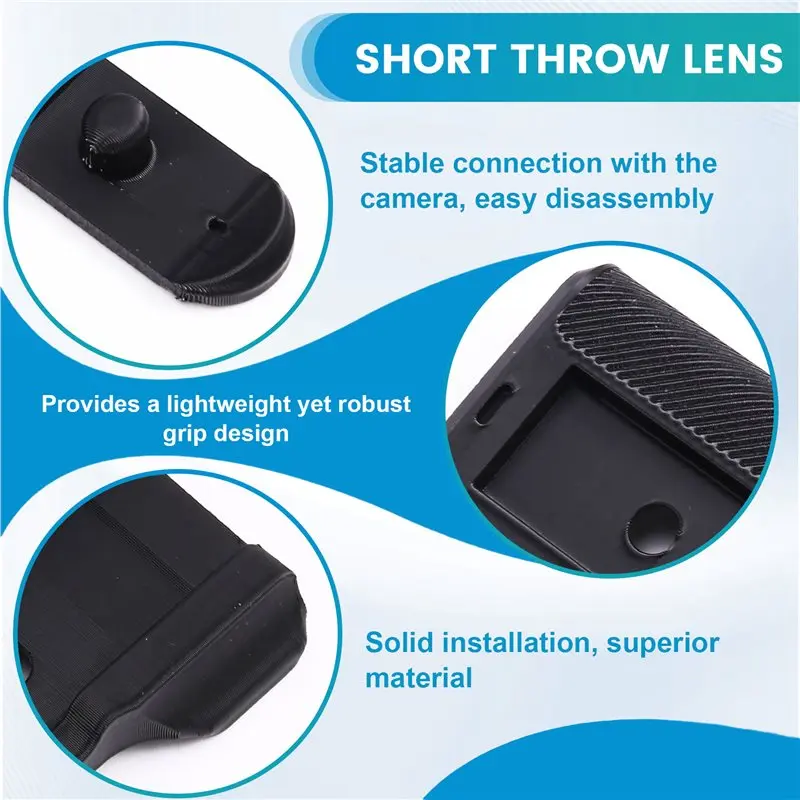 A33T-For Ace Pro 2 Expansion Adapter With 3D Printed Action Camera Handle Quick Release Shutter Button Grip