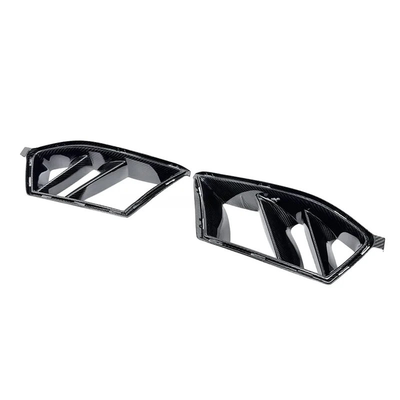 MH style Bumper Inlet Dry Carbon Front Bumper Air Inlets Vent Ducts For BMW G80 M3 G82 G83 M4 2021+