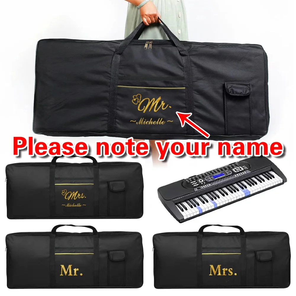 

Customized Name Instrument Dust Protection Bag Electronic Piano Bag Foldable Storage Handbag Customized Product