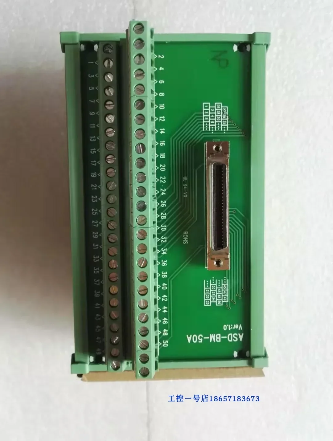 Imagem -05 - Servo Driver Garantia Morsettiera Cn1 Mais Cavo Prolunga 50 Core Asd-bm50a Asd-a2 a3 ab