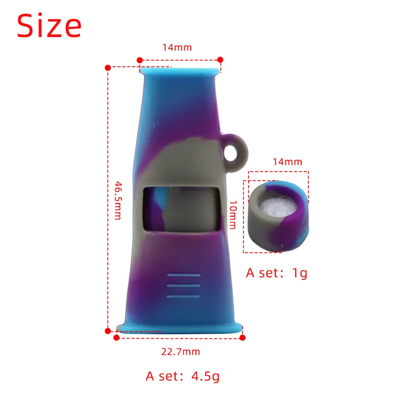 Silicone Activated Carbon Smoking Rolling Paper Filter Nozzle Cigarette Tobacco Nozzle Filter (2 Nozzles + 7 Filters)