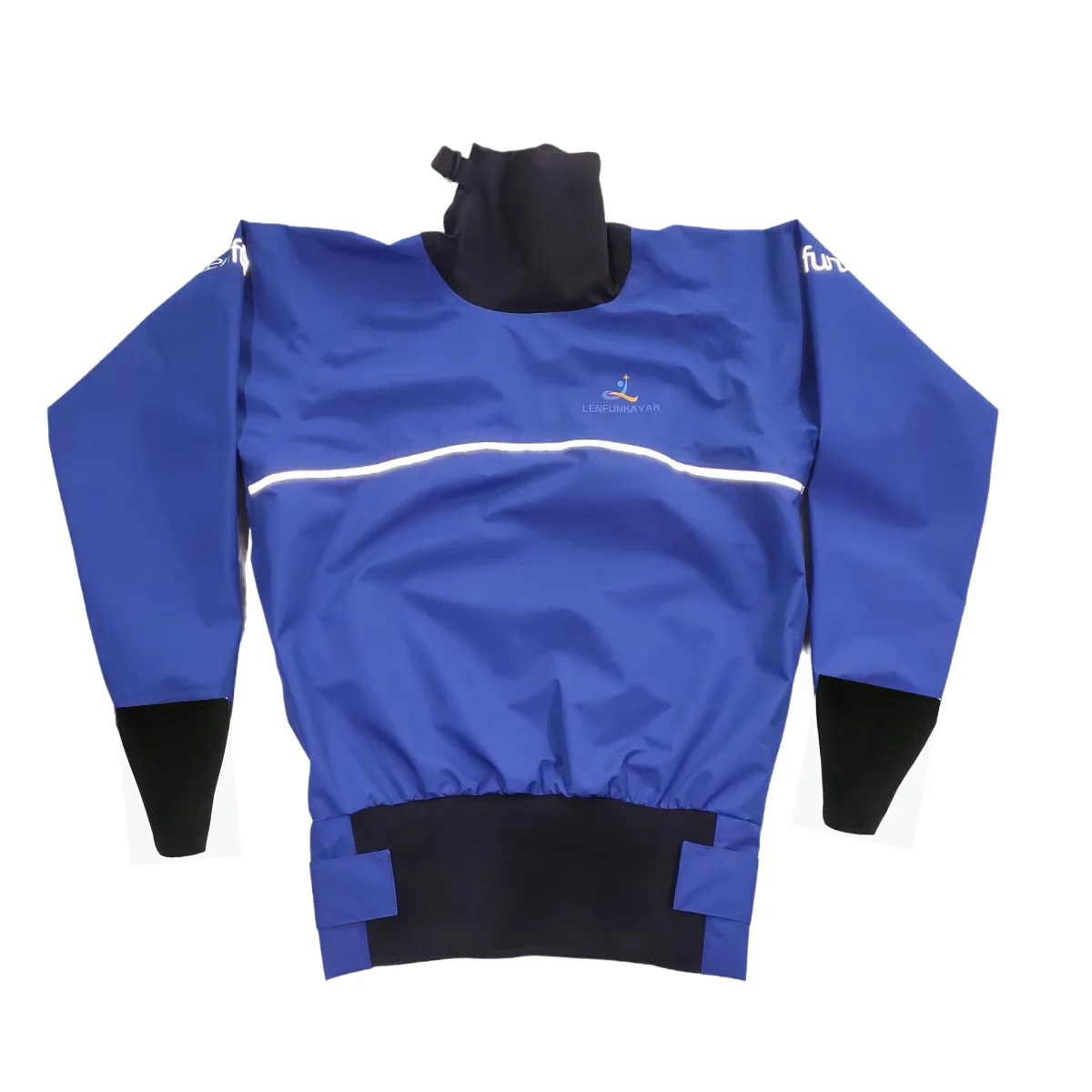 UNISEX LENFUN waterproof jacket neoprene gasket kayak cags,spray jacket dry top,sailing tops,paddle  rafting canoeing jacket