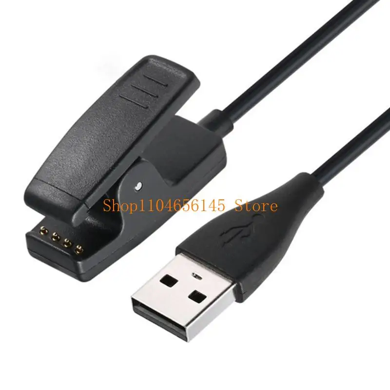 

652F 100cm/39inch Black Charging Cable For Garmin 235 35 230 630 735XT
