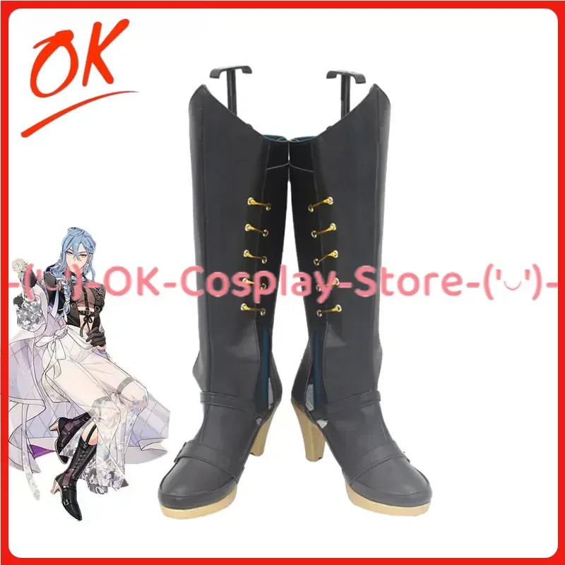 

[На заказ] Nu:Carnival Edmond Обувь для косплея Аниме Игра Костюм для ролевых игр Опора Хэллоуин Карнавал Праздничная вечеринка Сапоги из искусственной кожи