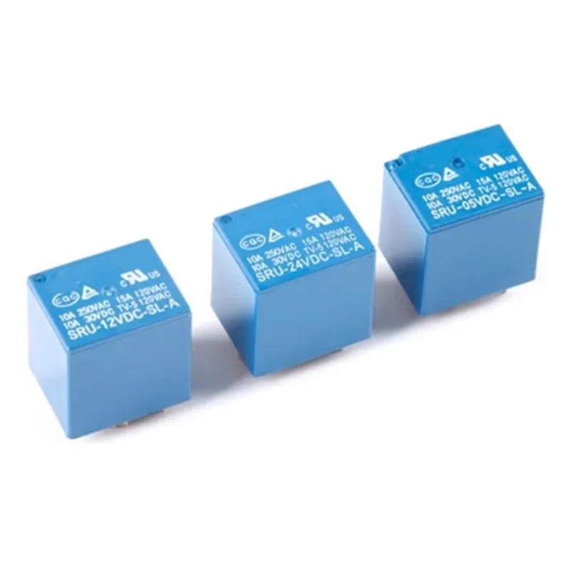 5pcs SRU-05VDC-SL-A SRU-12VDC-SL-A SRU-24VDC-SL-A 10A 250V 5V 12V 24V 4PIN Puissance citations